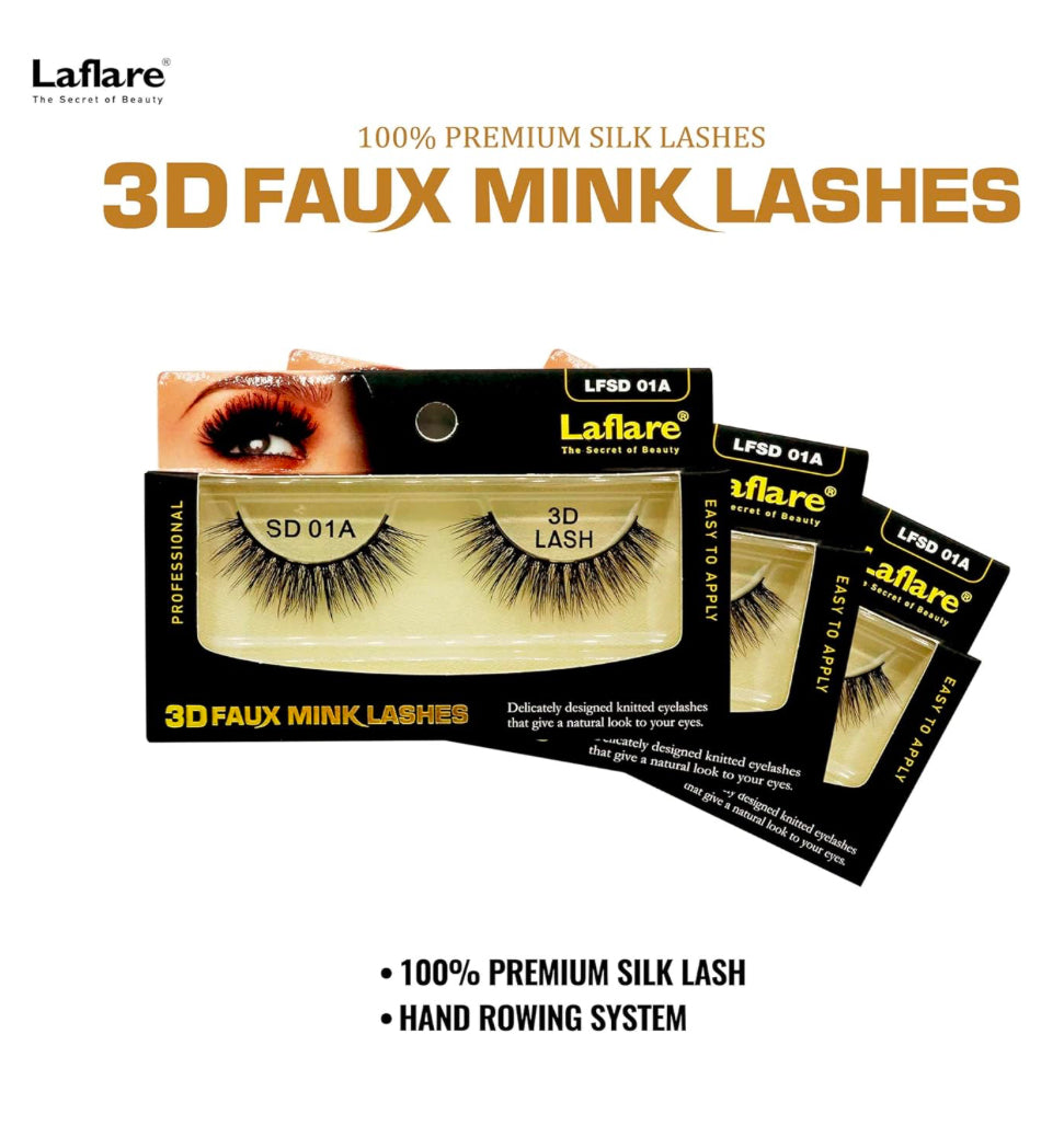 Laflare 3D Faux Mink Eyelashes