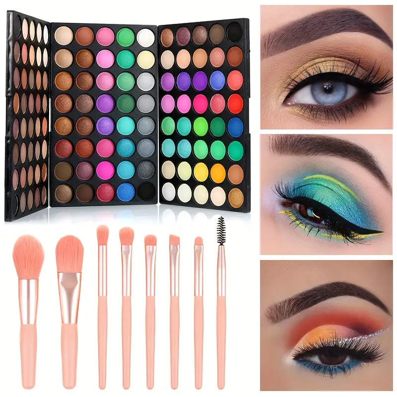 Eyeshadow Palette TriFold w/ Brushes