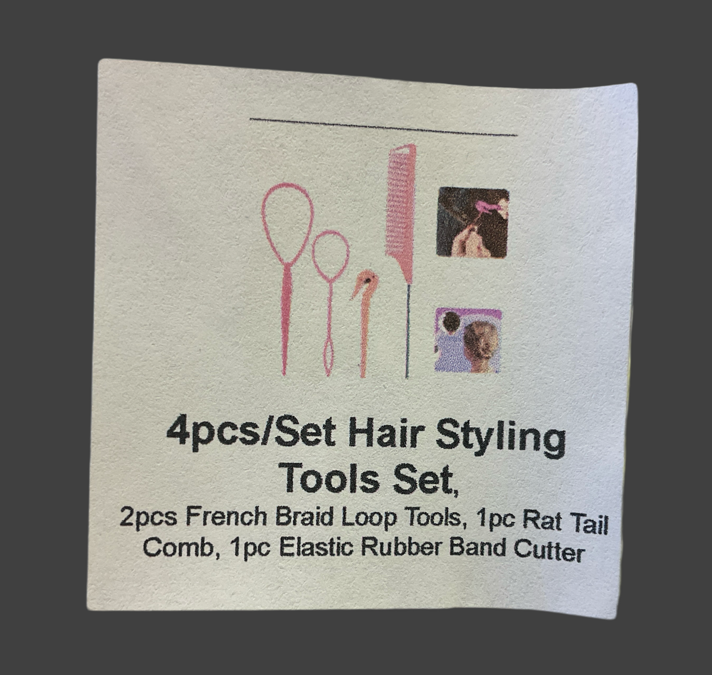 4pc Hair Styling Tool Set