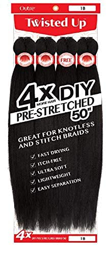 Outre DIY Prestretched Braid 50″ 4X