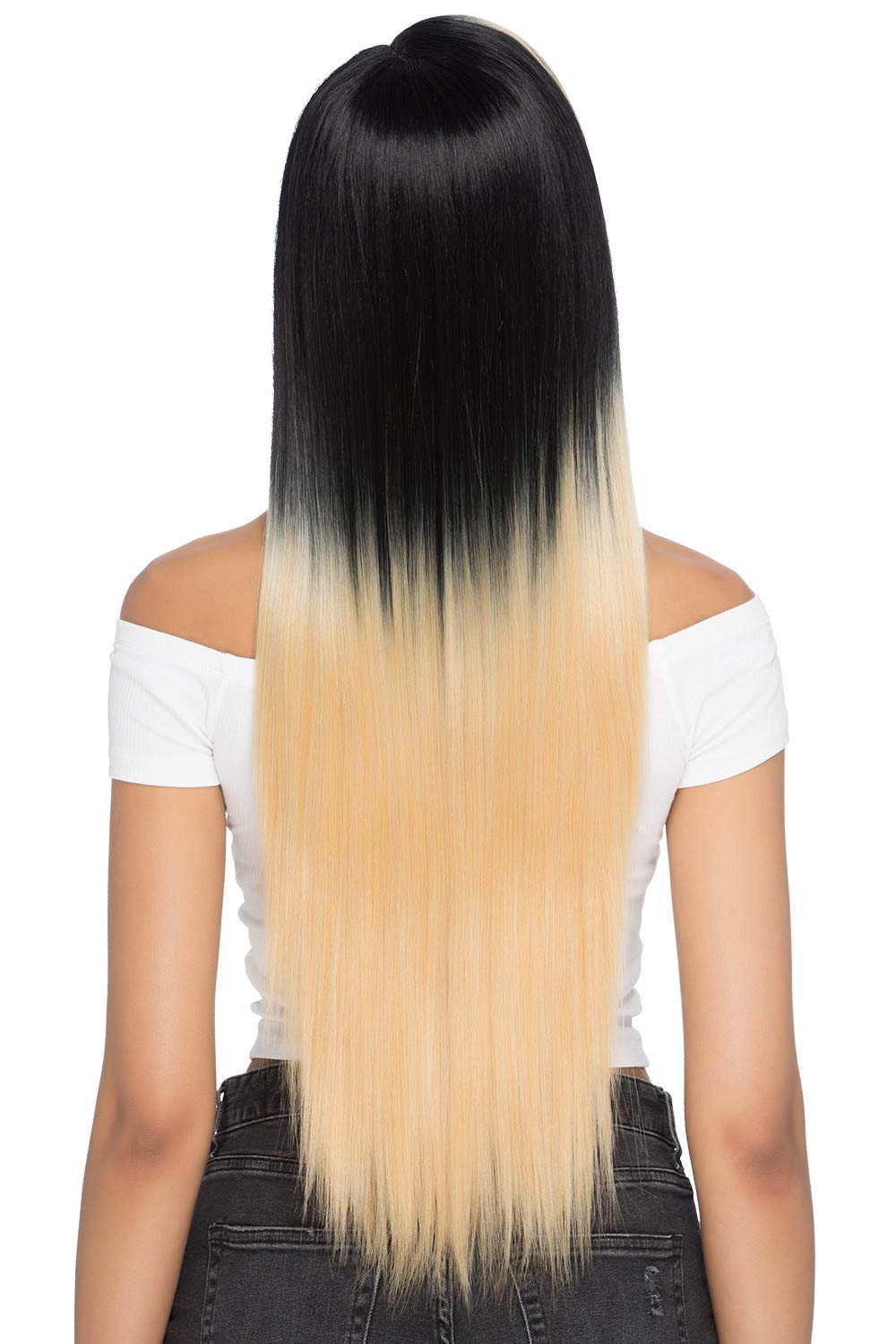 Vivica's BLONDIE New Futura Fiber Swiss Lace Front Baby Hair Wig