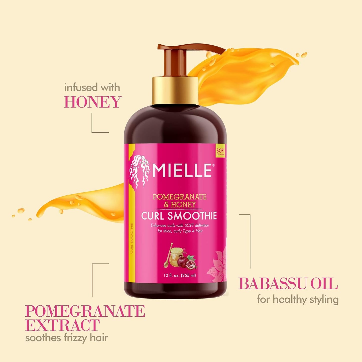 Mielle Curl Smoothie Pomegranate
