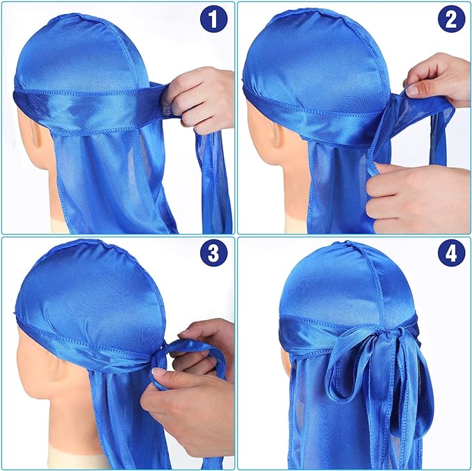 Kids Extra Long Tie DuRag