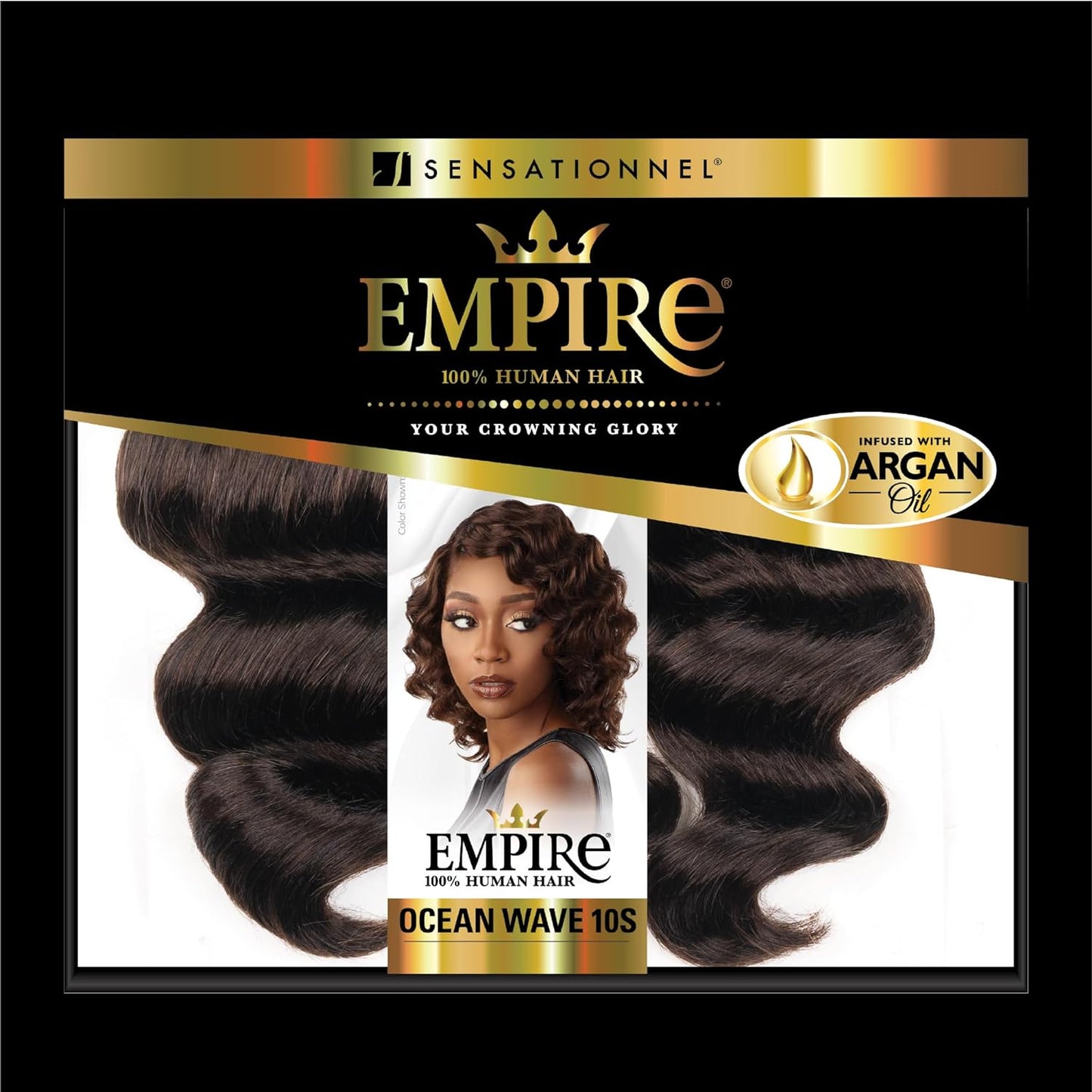 Sensationnel Empire Human Hair Weaving - Ocean Wave