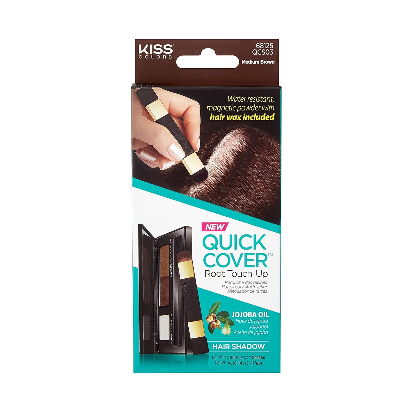 KISS Quick Cover Root Touch Up-Med Brown