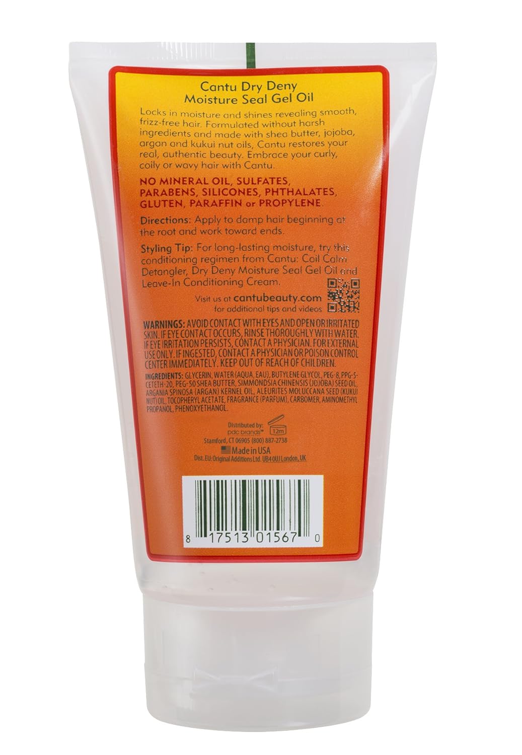 Cantu Shea Butter Dry Deny Moisture Seal Gel Oil, 5 Ounce