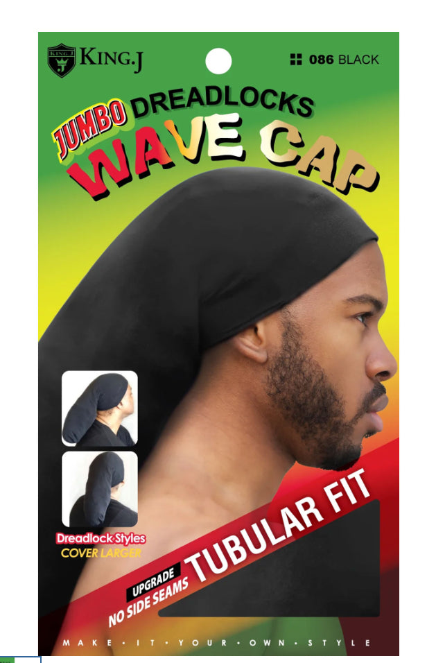 King J Dreadlocks Wave Cap