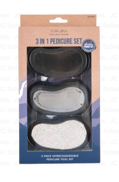 CELAVI 3-IN-1 PEDICURE SET