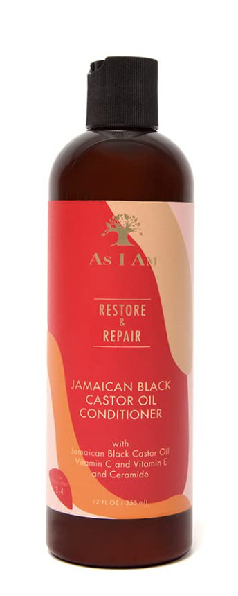 As I Am Restore & Repair Jamaican Black Castor Oil Conditioner 12oz