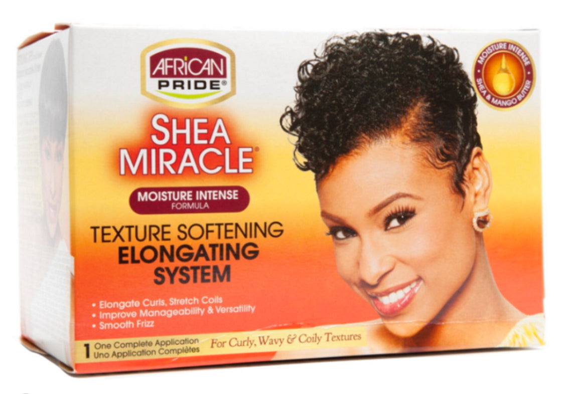 African Pride Shea Miracle Texture Softening Elongating System
