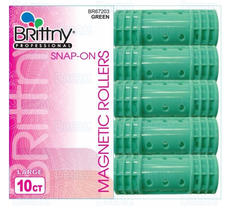 Brittny Magnetic Snap On Rollers