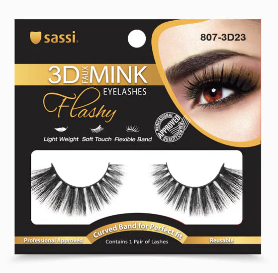 Sassi 3D Faux Mink Eyelashes