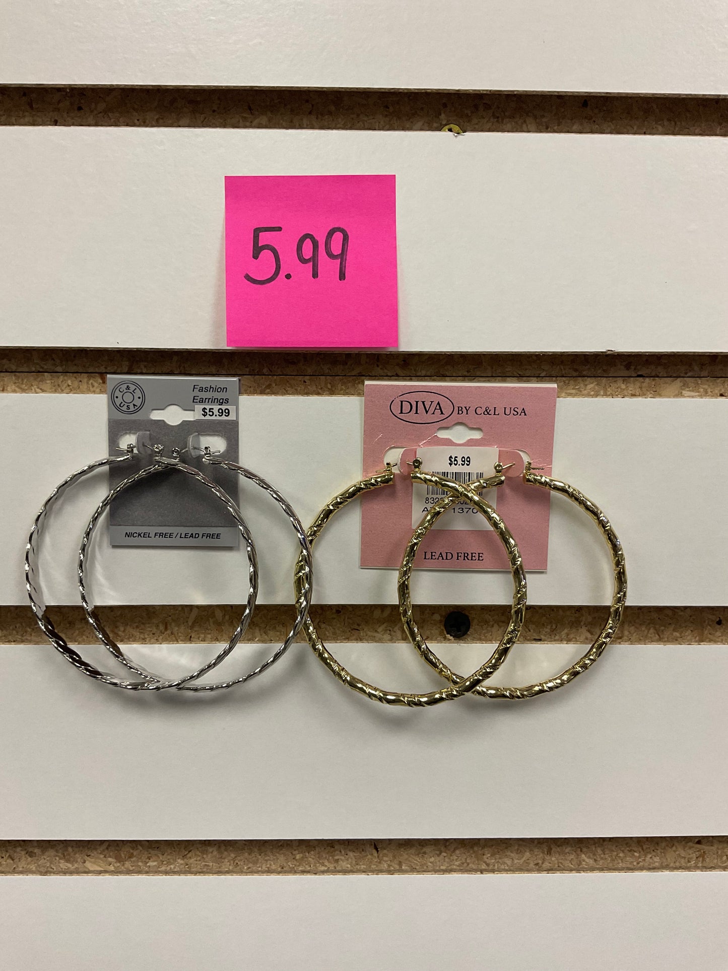 Earrings 5.99