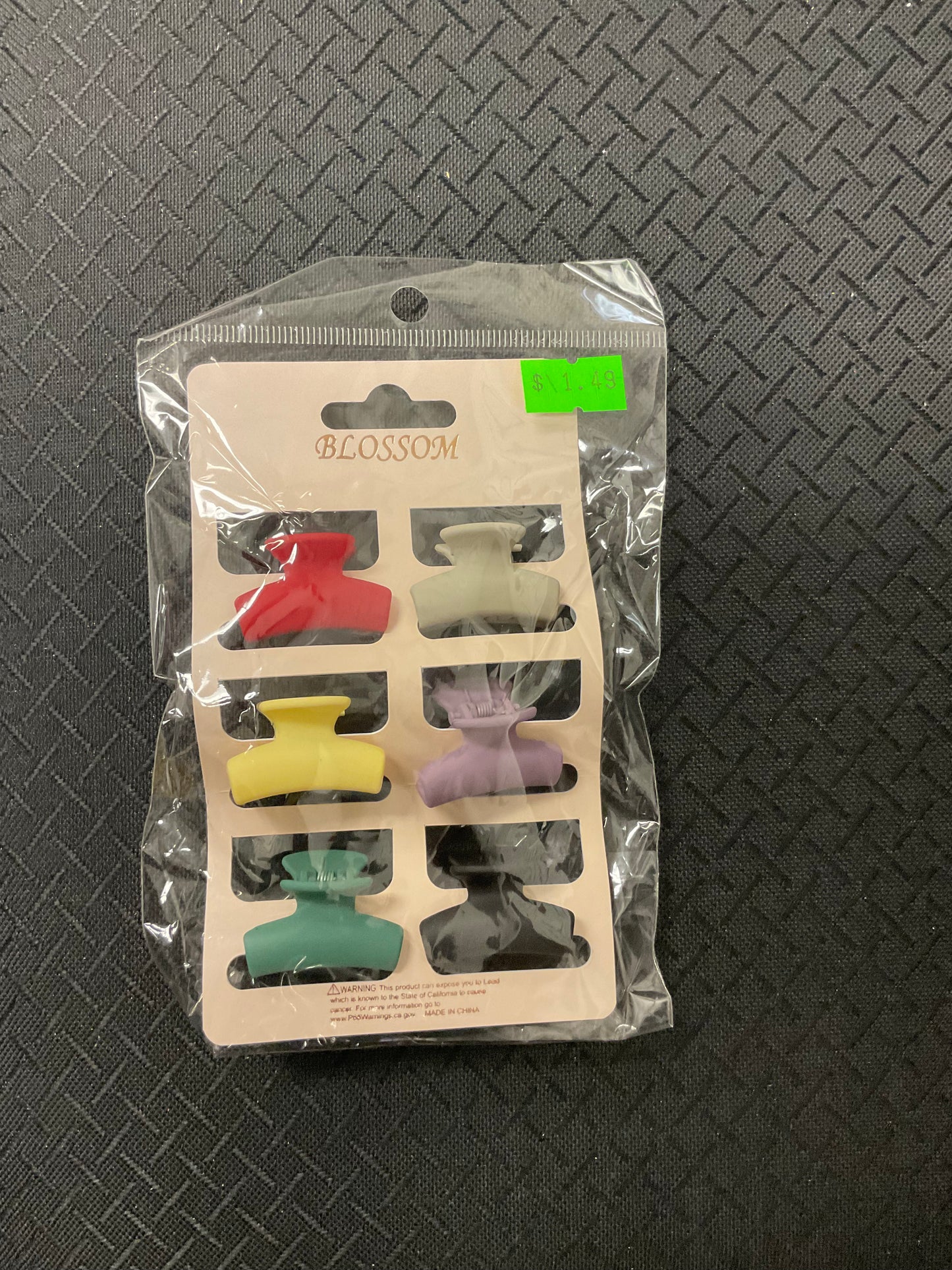 Pastel Claw Hair Clips
