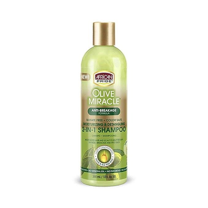 African Pride Olive Miracle 2-in-1 Shampoo