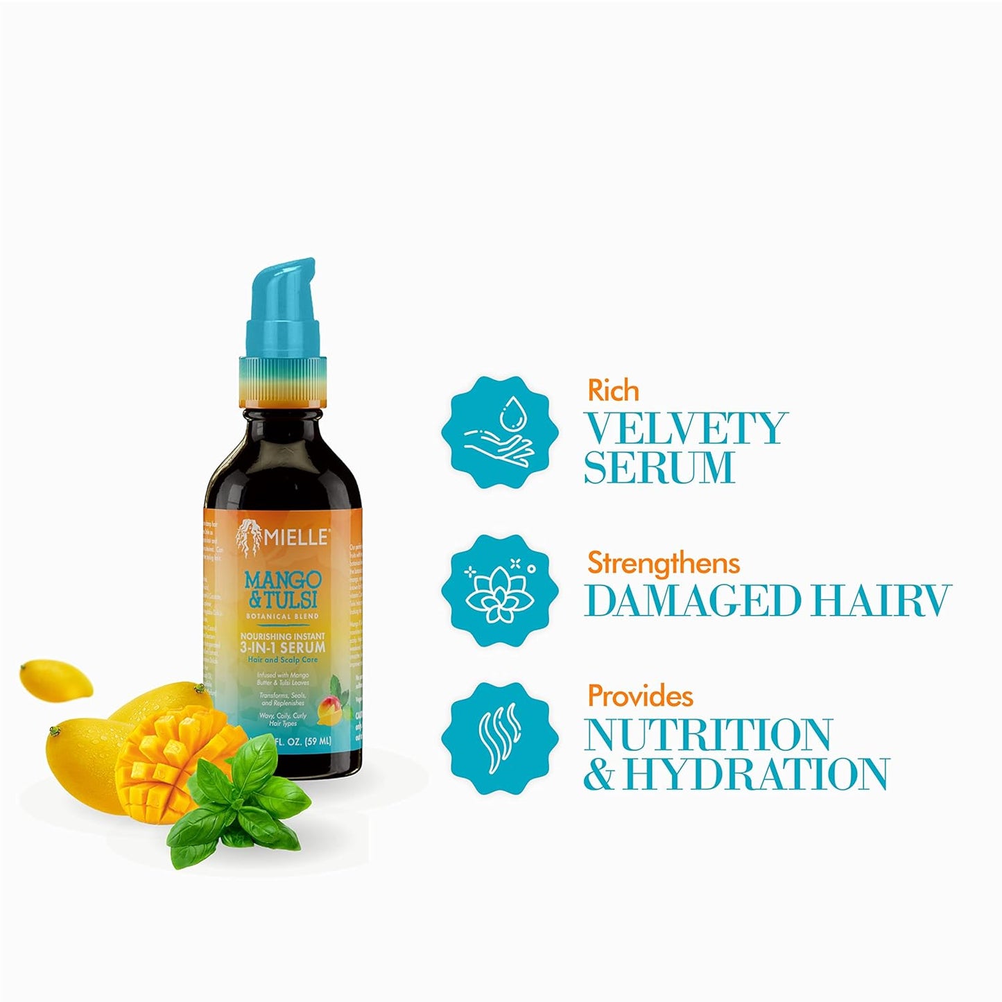 Mielle Mango & Tulsi 3 in 1 Serum
