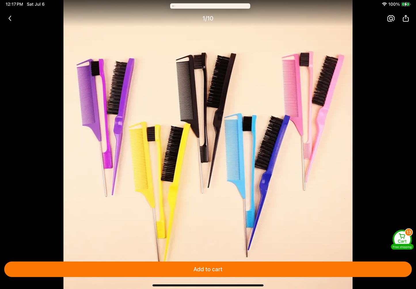 3 Pieces Edge Brush And Comb For Edge Control