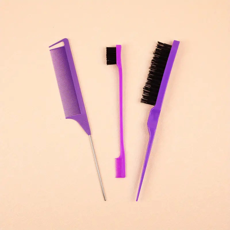 3 Pieces Edge Brush And Comb For Edge Control