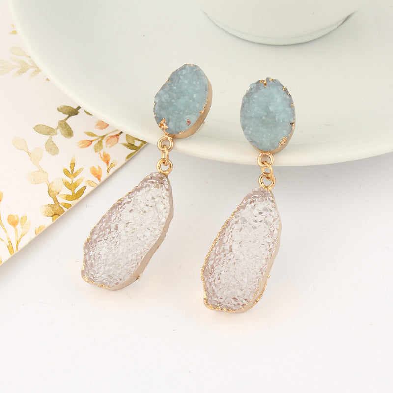 Simple Transparent Temperament Earrings
