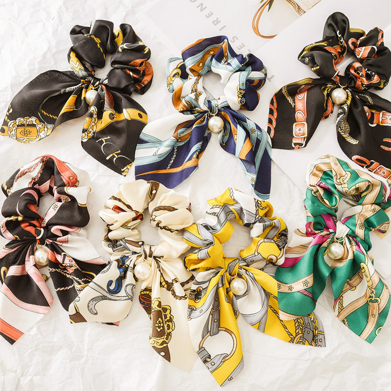 Large Hair Band Women's Hair Knot Knotted Big Bow Hair Rope
