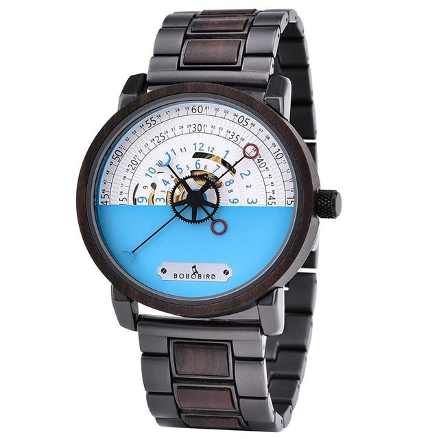 Automatic Wooden Mechanical Men's Watch