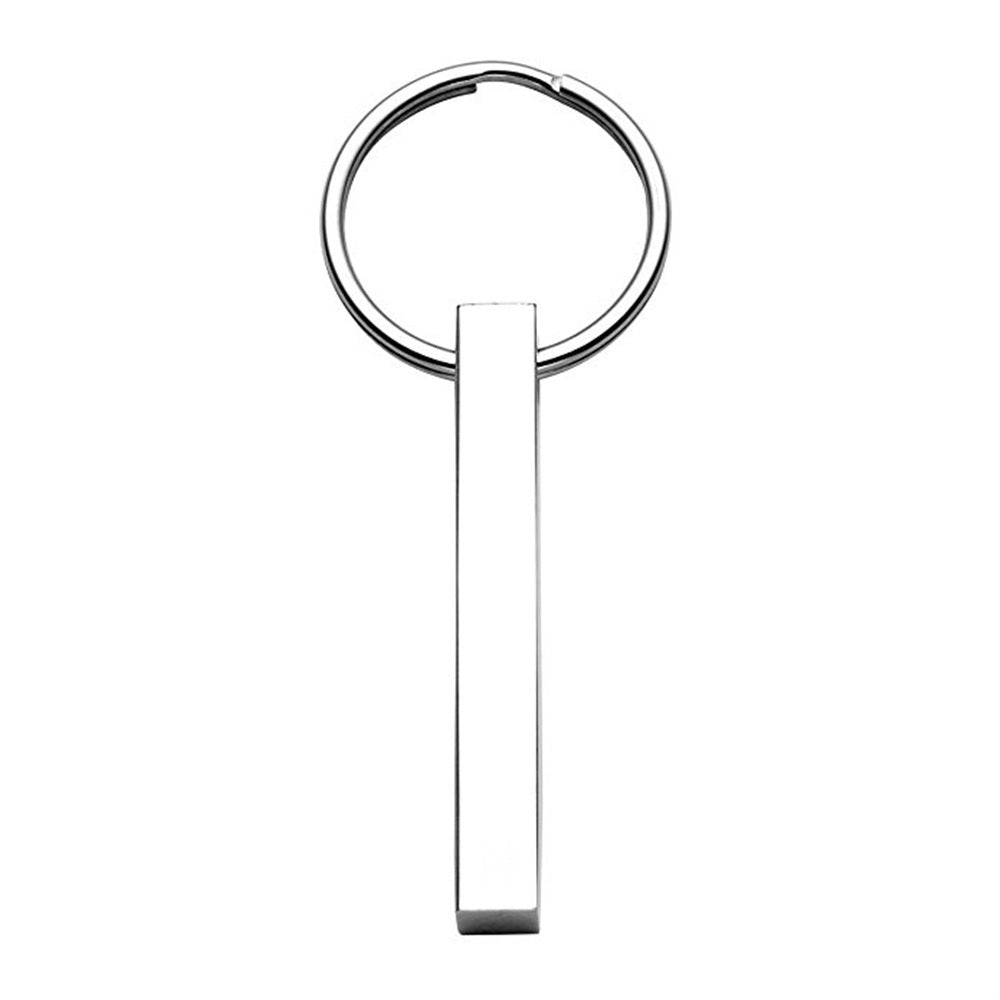 Stainless Steel Pillar Necklace and Keychain