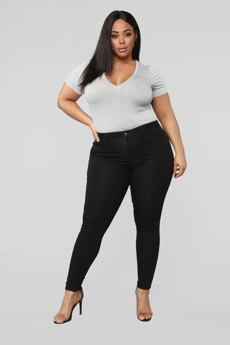 Plus Size Skinny Denim Jeans