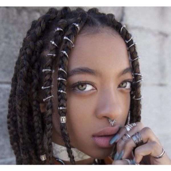 200 Pcs Hair Rings for Braids and Dreadlocks
