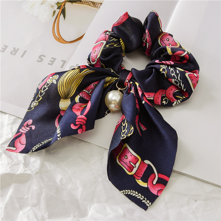 Large Hair Band Women's Hair Knot Knotted Big Bow Hair Rope
