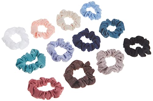 GOODY Hair Ouchless Painfree Women's Hair Scrunchie, Black, 8 Count