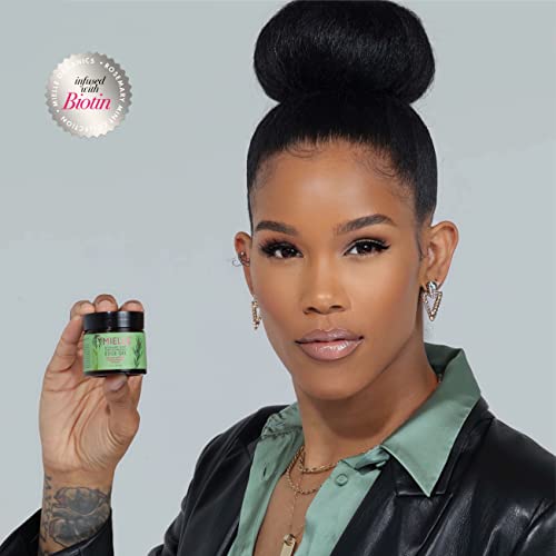 Mielle Organics Rosemary Mint Strengthening Edge Gel, Biotin & Essential Oil Growth Booster Hair Styling Treatment, 2 Ounces