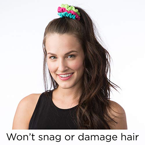 GOODY Hair Ouchless Painfree Women's Hair Scrunchie, Black, 8 Count