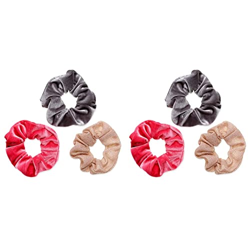 GOODY Hair Ouchless Painfree Women's Hair Scrunchie, Black, 8 Count
