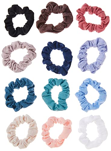 GOODY Hair Ouchless Painfree Women's Hair Scrunchie, Black, 8 Count