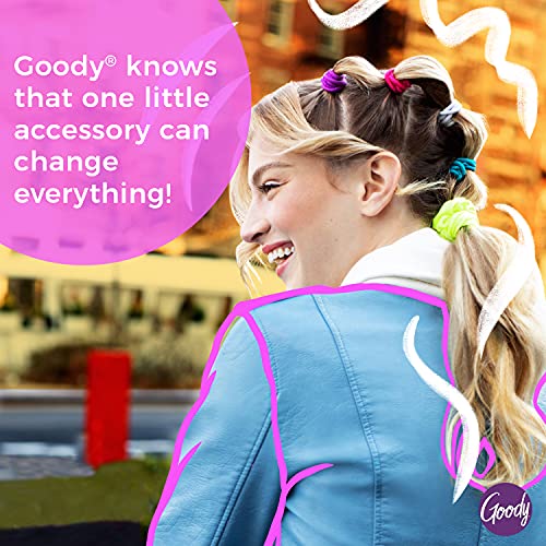 GOODY Hair Ouchless Painfree Women's Hair Scrunchie, Black, 8 Count
