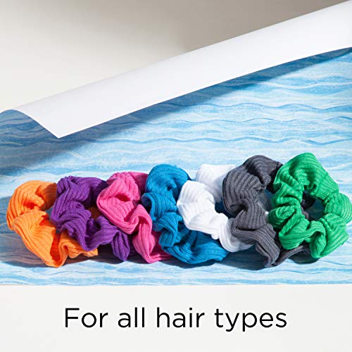 GOODY Hair Ouchless Painfree Women's Hair Scrunchie, Black, 8 Count