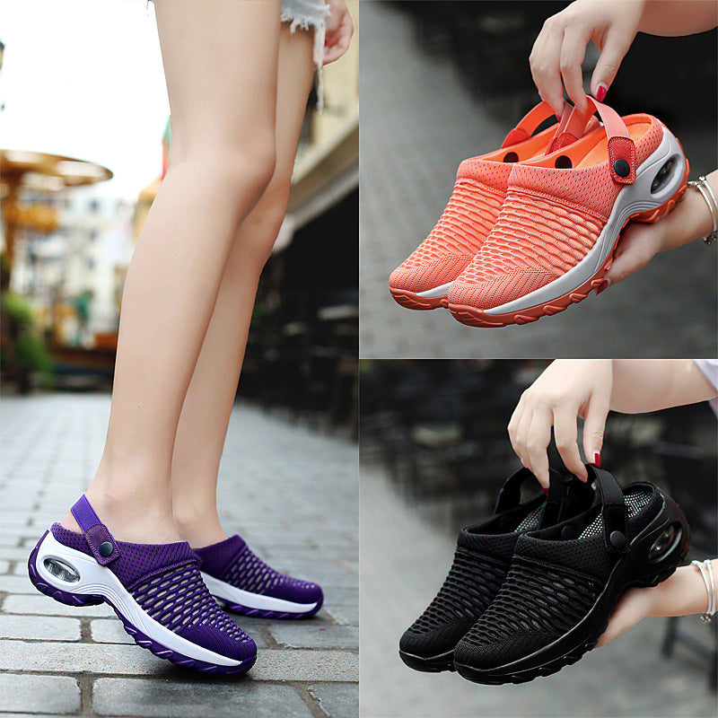 Mesh Air Cushion Sandals And Slippers