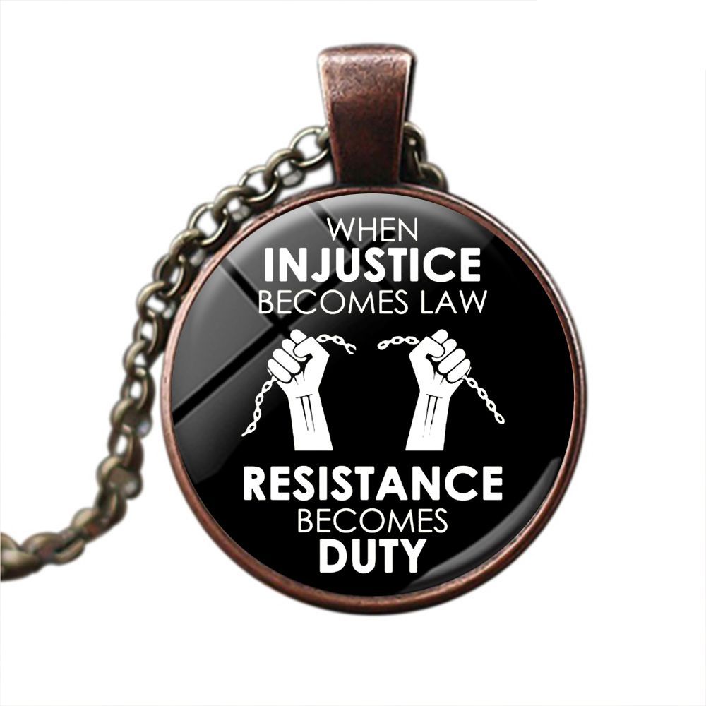 BLM Pendant Necklace