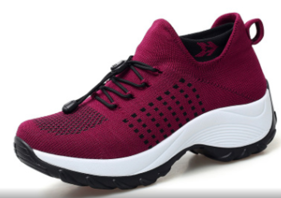 Ladies Breathable Mesh Running Shoes