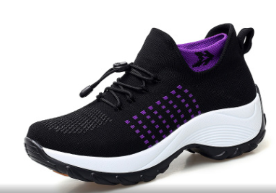 Ladies Breathable Mesh Running Shoes