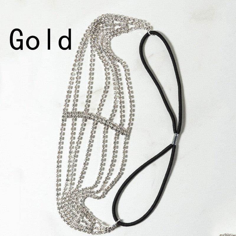 Diamond Rhinestone Elastic Headband