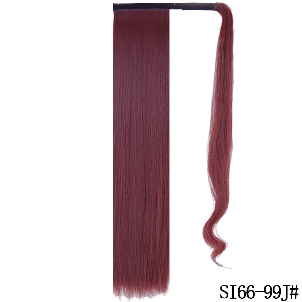LISI GIRL Synthetic Hair 22''34'' Long Straight Ponytail Clip
