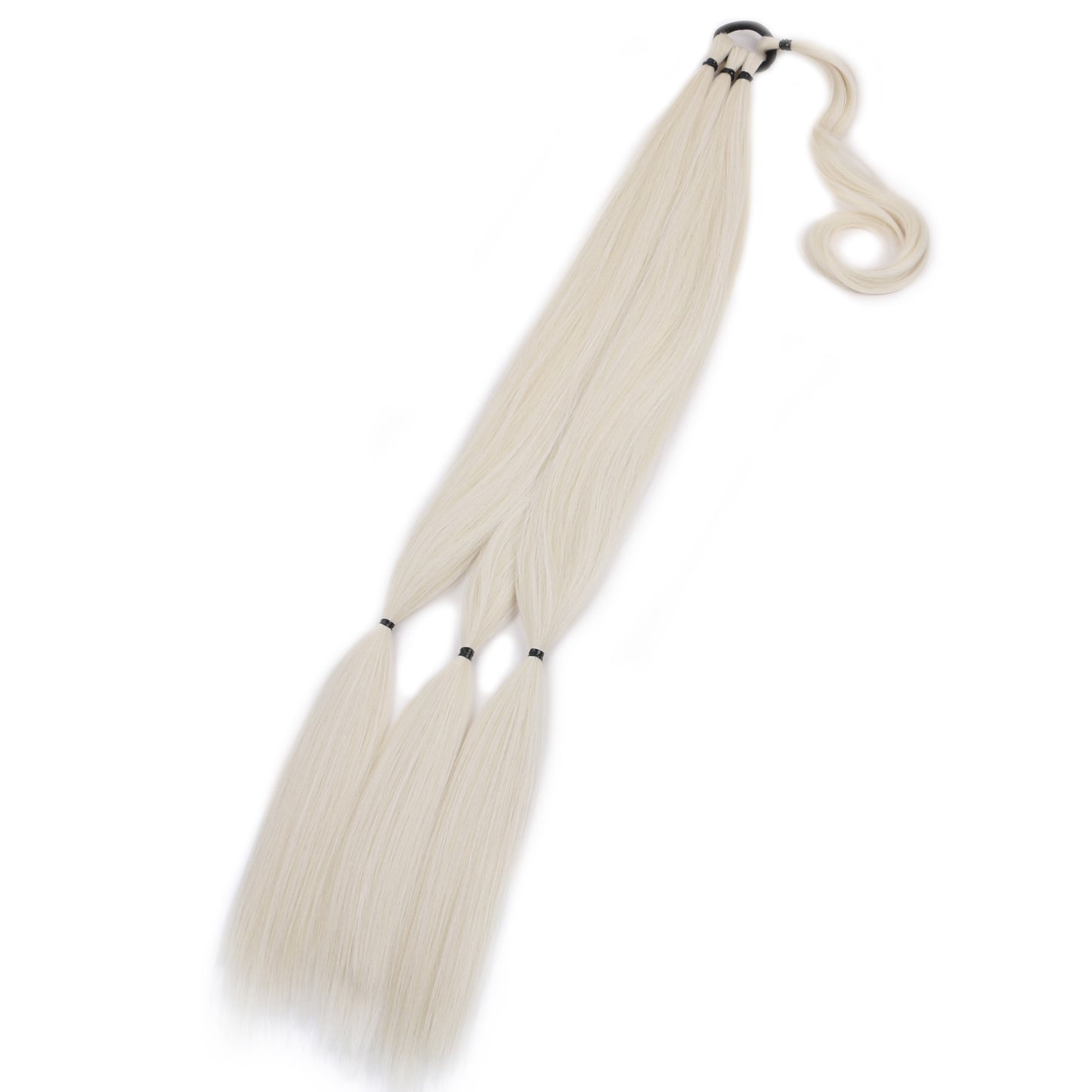 36inch Super Long Wrap Around Jumbo Pre Braided Ponytail Synthetic
