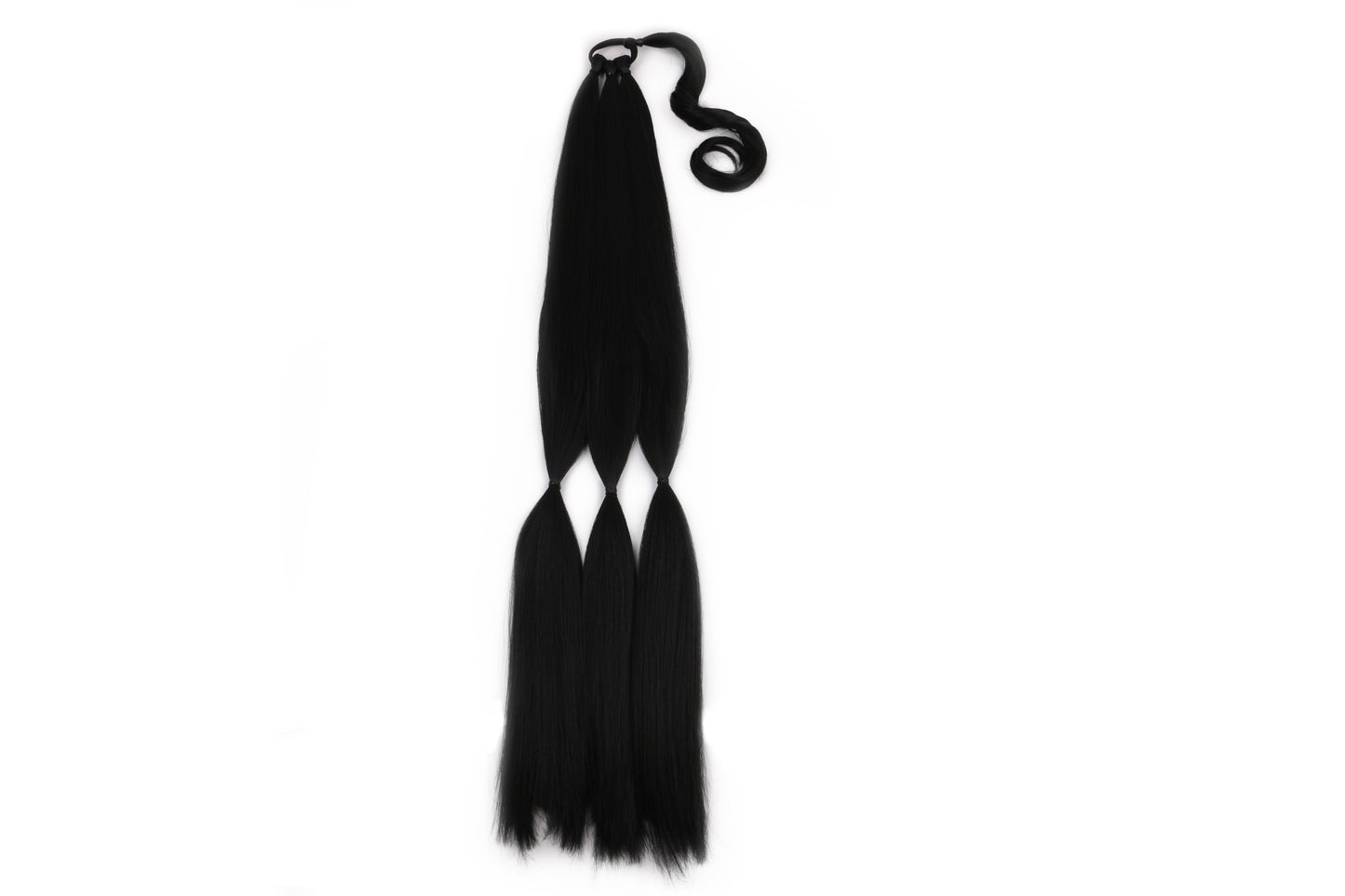 36inch Super Long Wrap Around Jumbo Pre Braided Ponytail Synthetic
