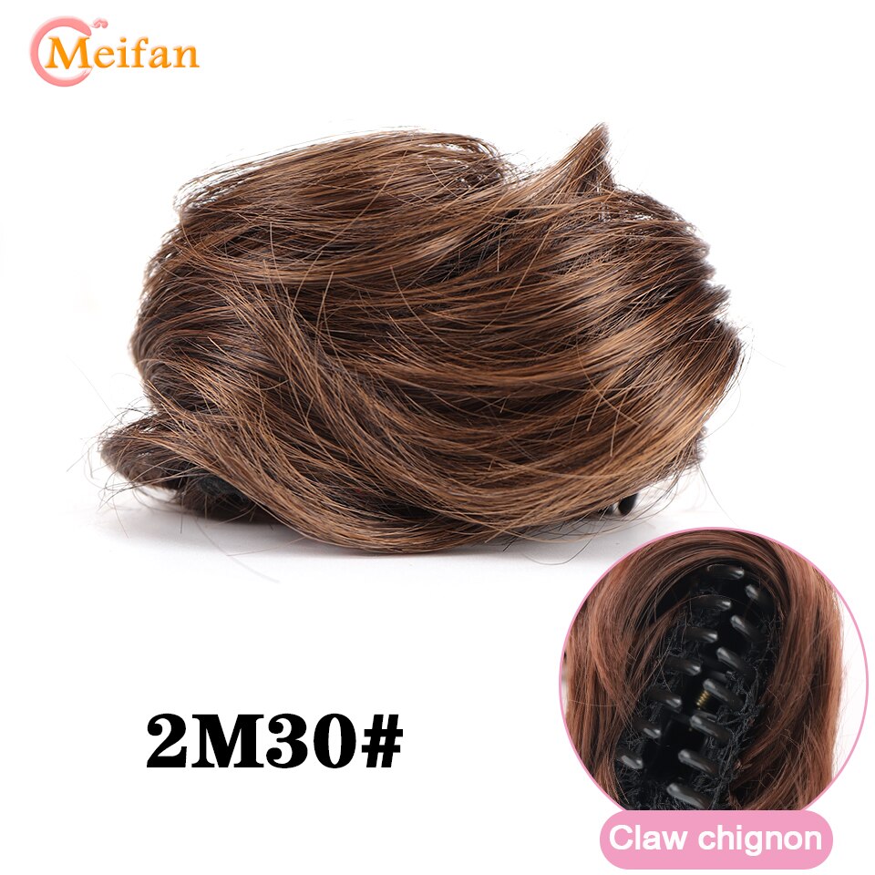 Claw Chignon Hair Bow Little Hair Bun Donut Messy Scrunchies Wrap Around Ponytail