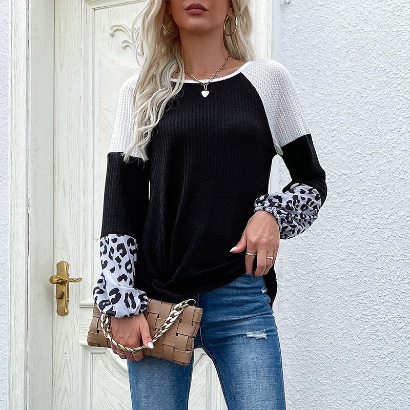 Pullover Leopard Loose Sweater