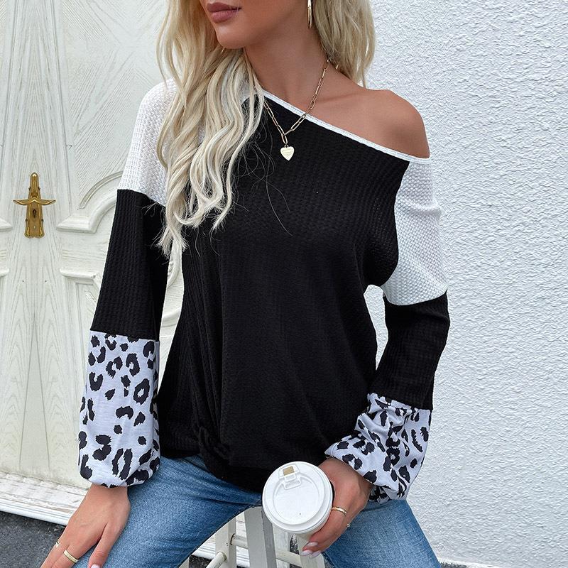 Pullover Leopard Loose Sweater