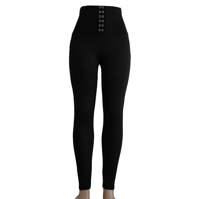 High Waist- Slim fit Pants