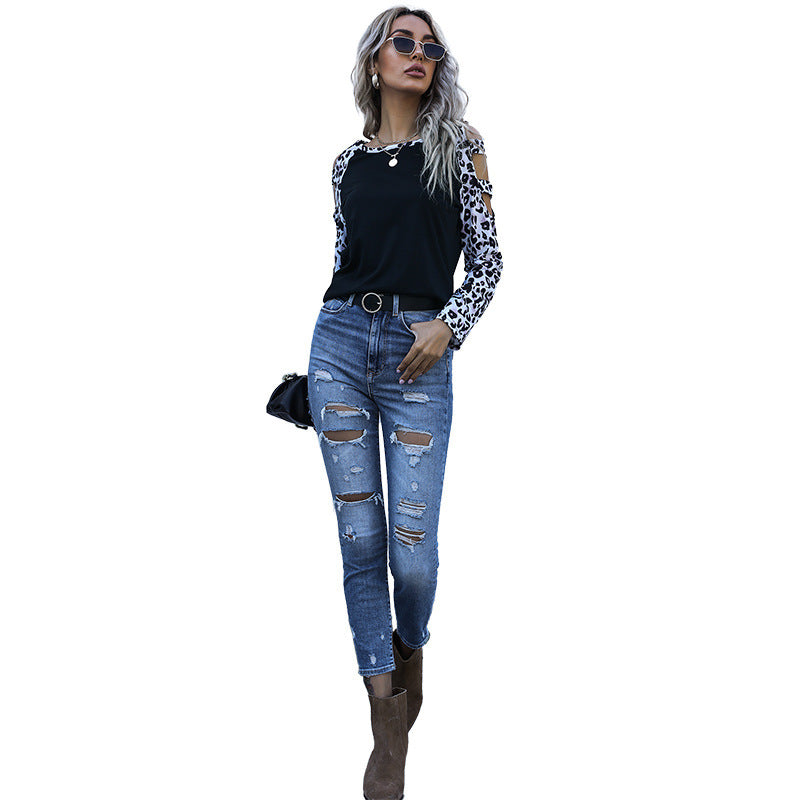 Long Sleeve Round Neck T-shirt