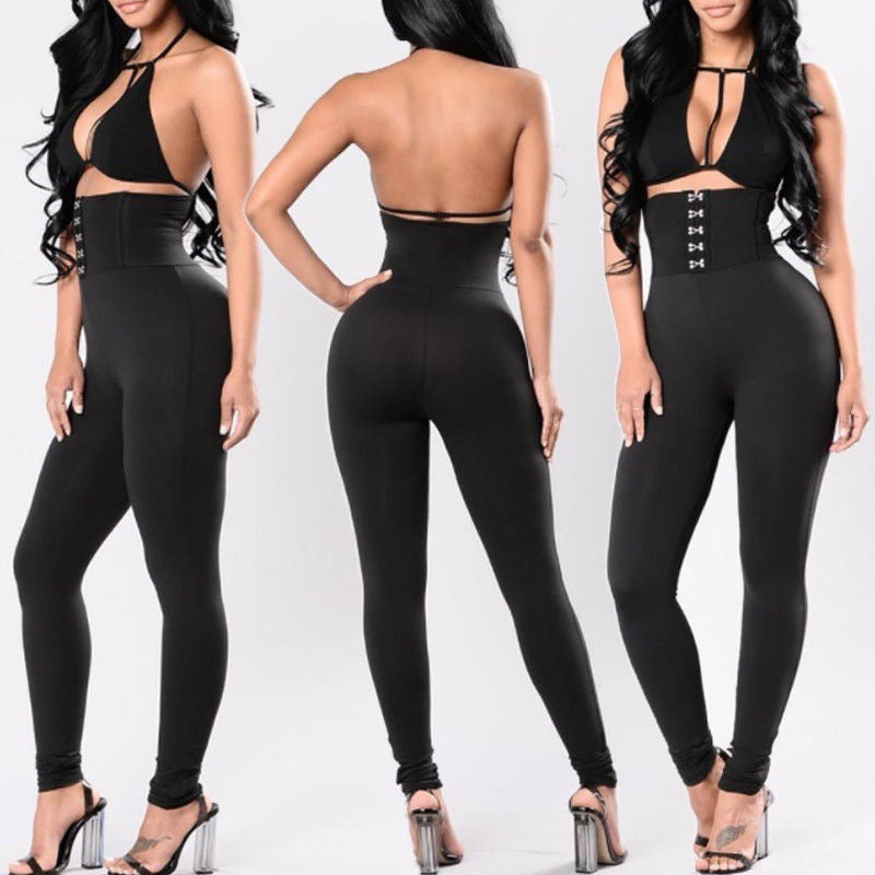 High Waist- Slim fit Pants